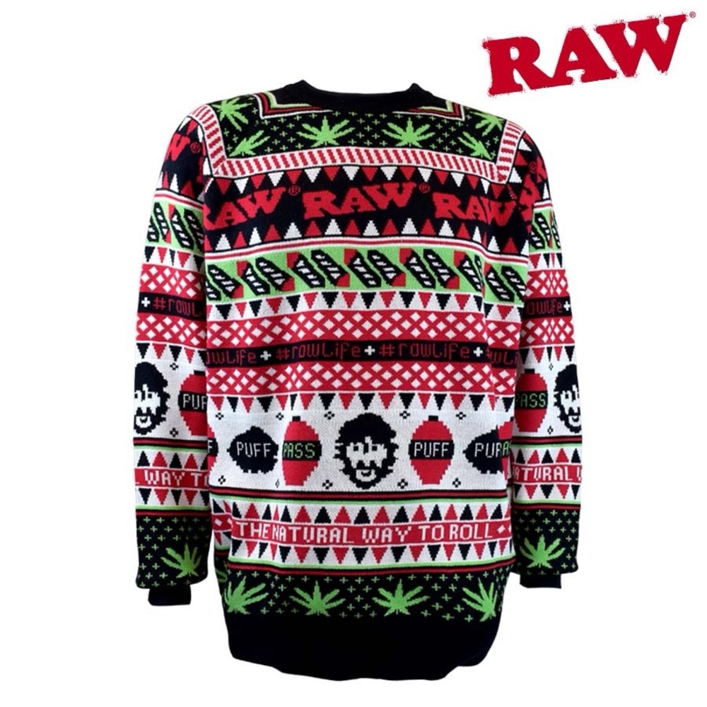 RAW Ugly Holiday Sweater Small - Limited Edition
